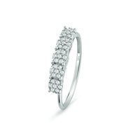 Anello Bliss Donna BL CARESSE in Oro bianco Diamante 0.18 Ct 20101459 - 20101459